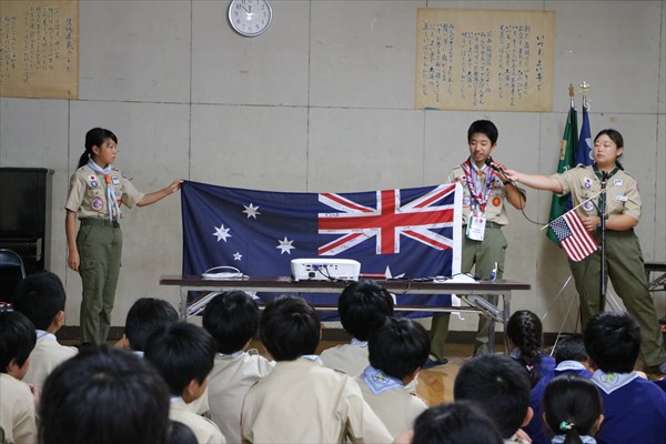 10月6日 上進式（隊集会1回目）を開きます。