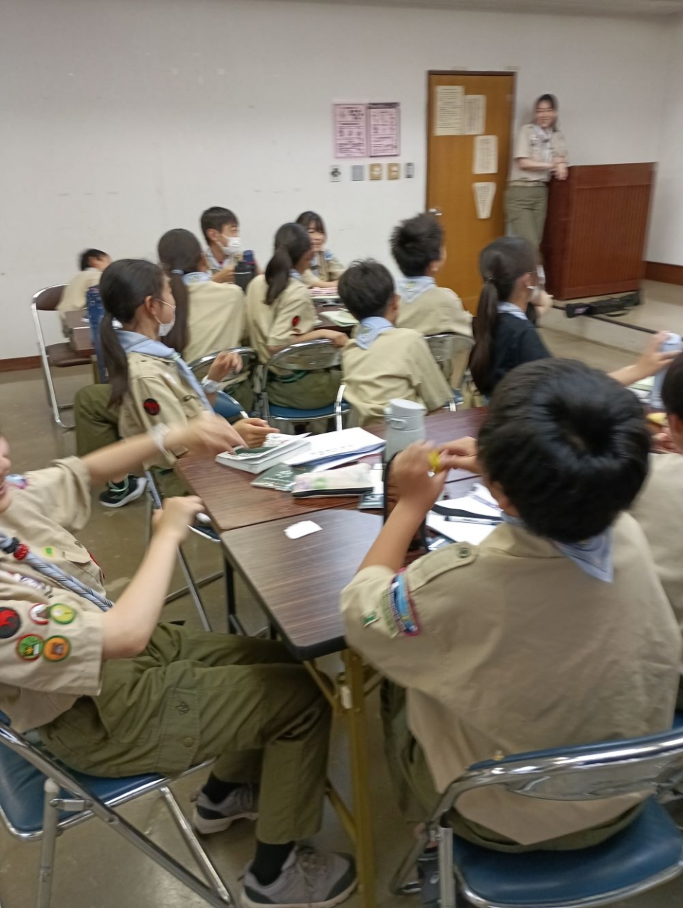 2025.6.22    班集会　夏に向けた救急法を開きます。